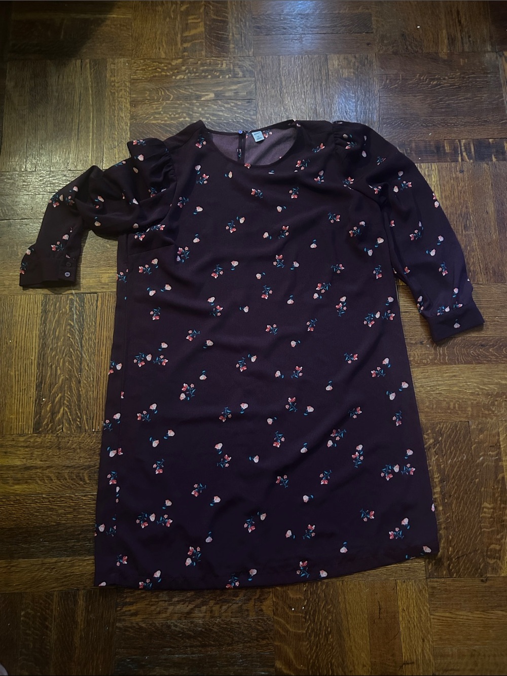 Old Navy Plum Floral Shift Dress